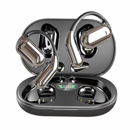 Open-Ear Wireless Bluetooth Headphones with AI Translation Sports optimized