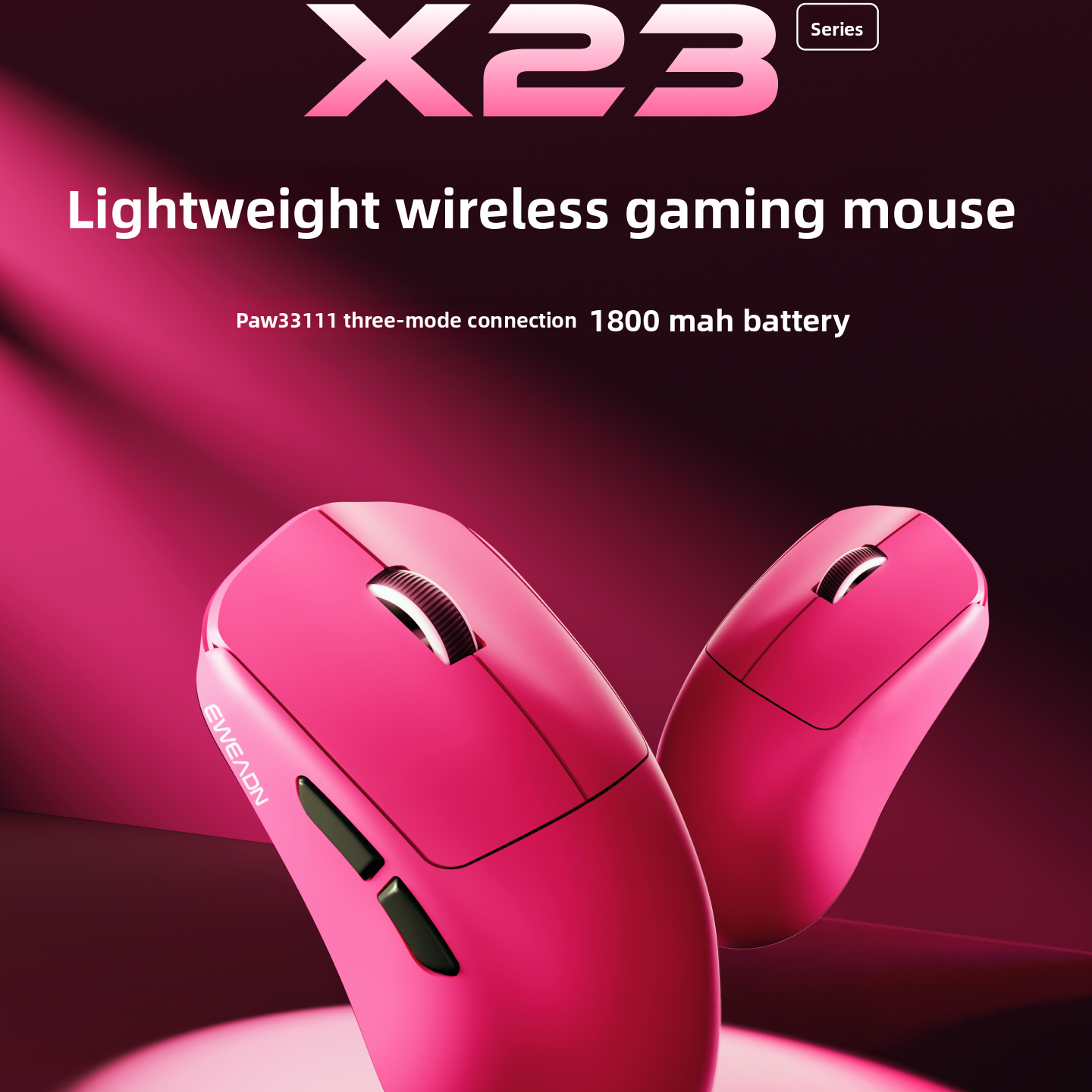 Gaming Mouse 12000 DPI Tri-Mode Lightweight