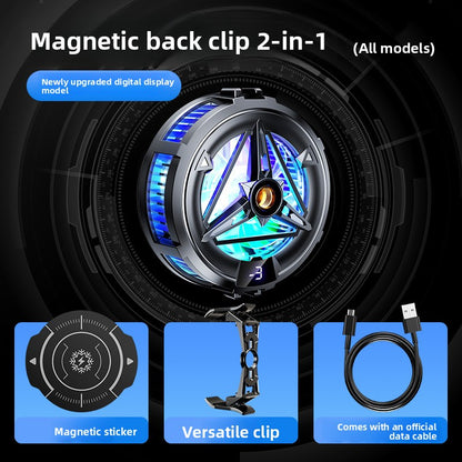 Magnetic Semiconductor Frost Phone Cooler with Digital Display
