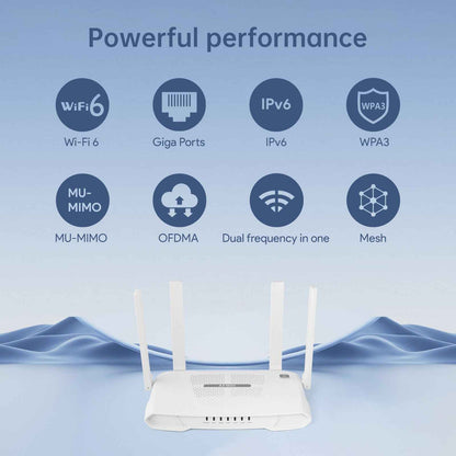 Wifi Router Gigabit Speed Built in Firewall WiFi 6