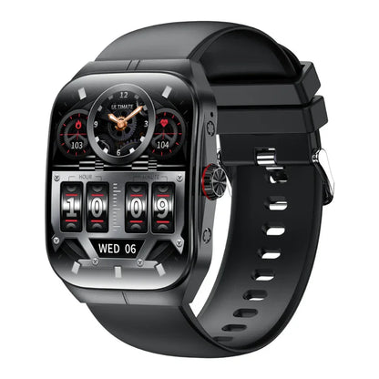 HK80 AMOLED Smart Watch - Bluetooth Call, NFC Payment, Health Monitoring Features - ZeeTec Store