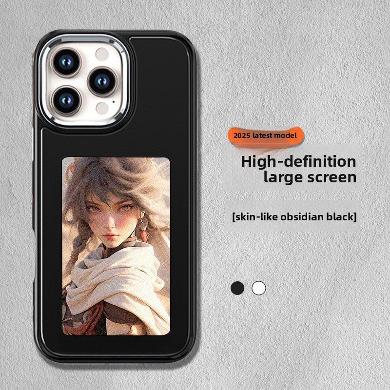 E-ink Screen Phone Case with Selfie Projector
