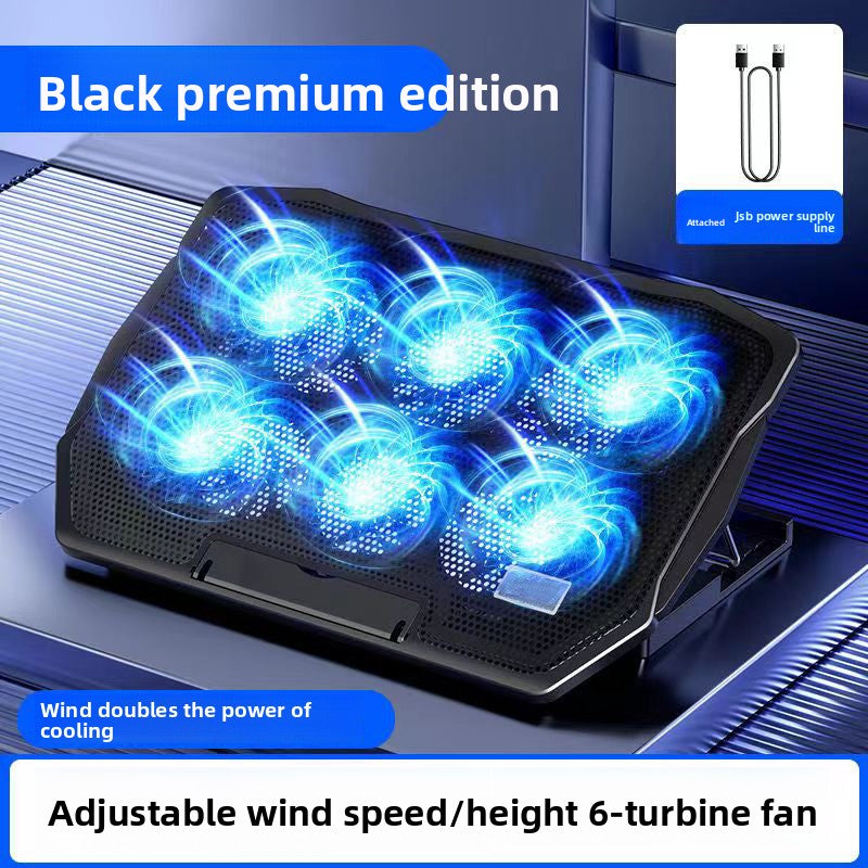 Adjustable Laptop Cooling Stand with Multi-Fan