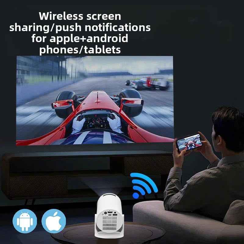 M5 Mini Home Projector for home entertainment, camping, and homestay scenarios.