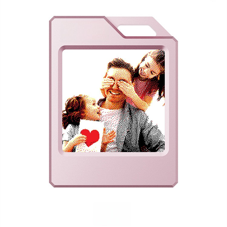 Customizable E-Ink Photo Keychain with Tracking