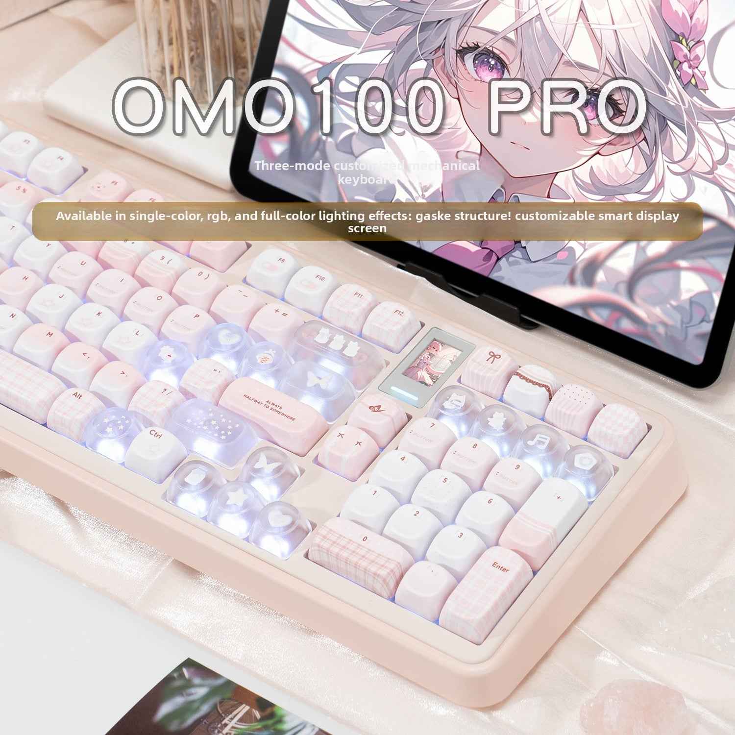 OMO100 Three-Mode Mechanical Keyboard