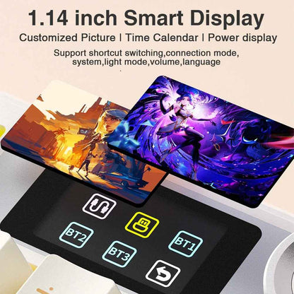 Aula F108 Pro Mechanical Keyboard RGB Backlit Triple Mode Connectivity