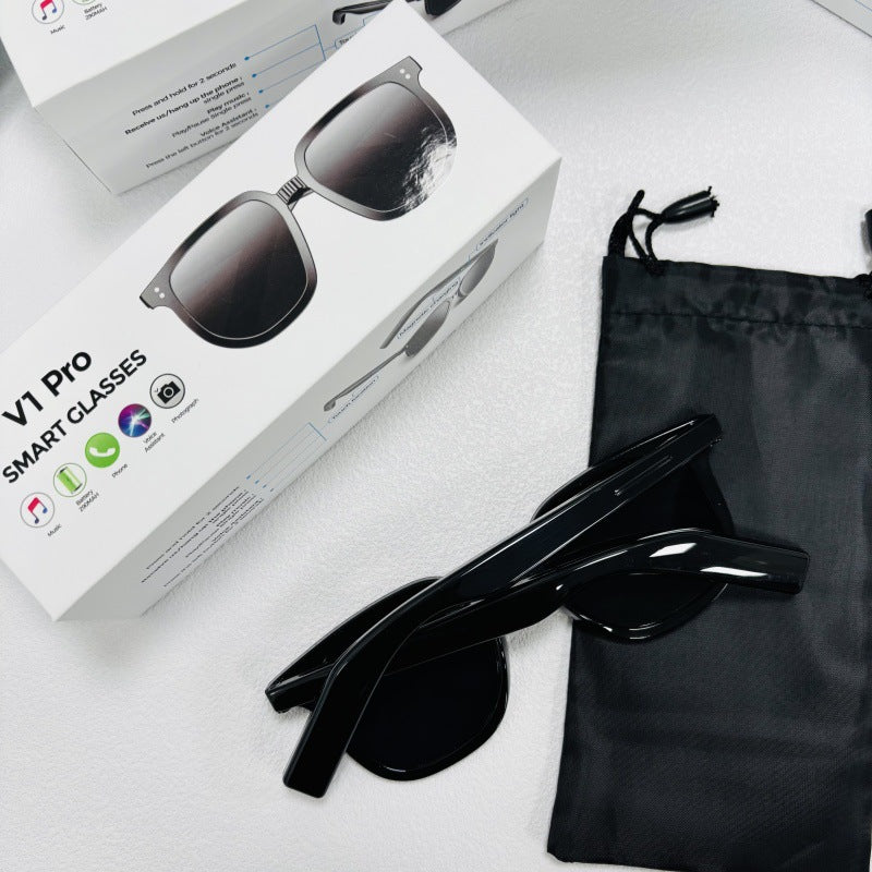 Fashionable and trendy smart glasses voice call Lightweight Bone Conduction Calls Music