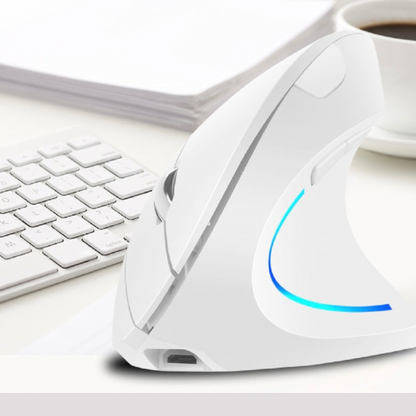 H1 vertical mouse,  Ergonomic Vertical Design, 2.4G Wireless Connection, Adjustable DPI Levels, Health & Comfort Focused, Portable & Lightweight