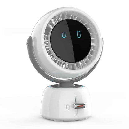 AI Facial Recognition Smart Desktop Fan with Digital Display