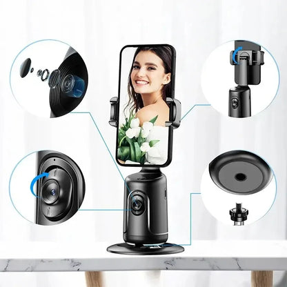 360 Auto Face Tracking Gimbal for Effortless Online Streaming and Video Recording - ZeeTec Store