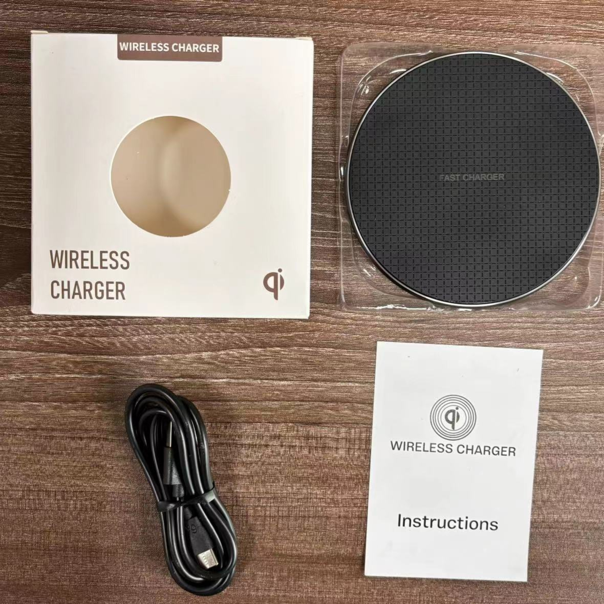 Mesh K8 Aluminum Alloy Wireless Charger Fast Charging Pad