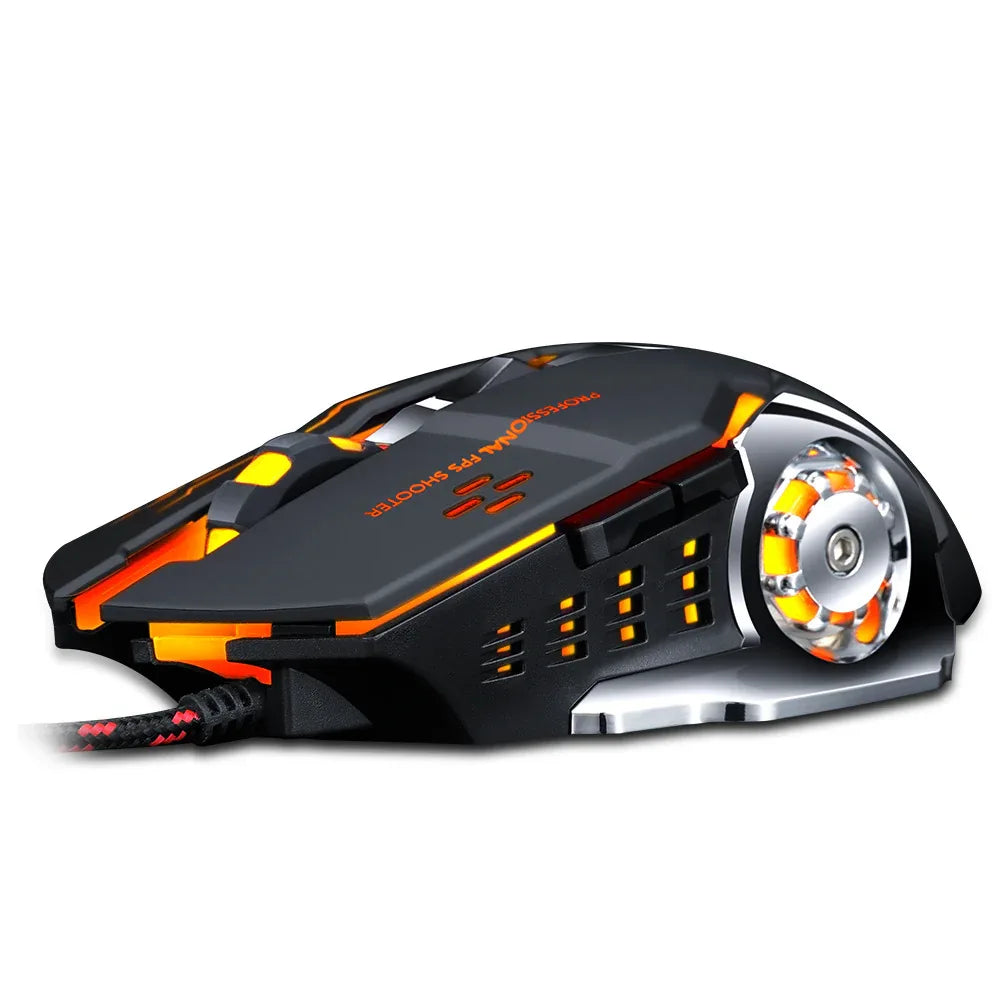 T-Wolf V6 Gaming Mouse - High Precision Wired Gaming Performance - ZeeTec Store