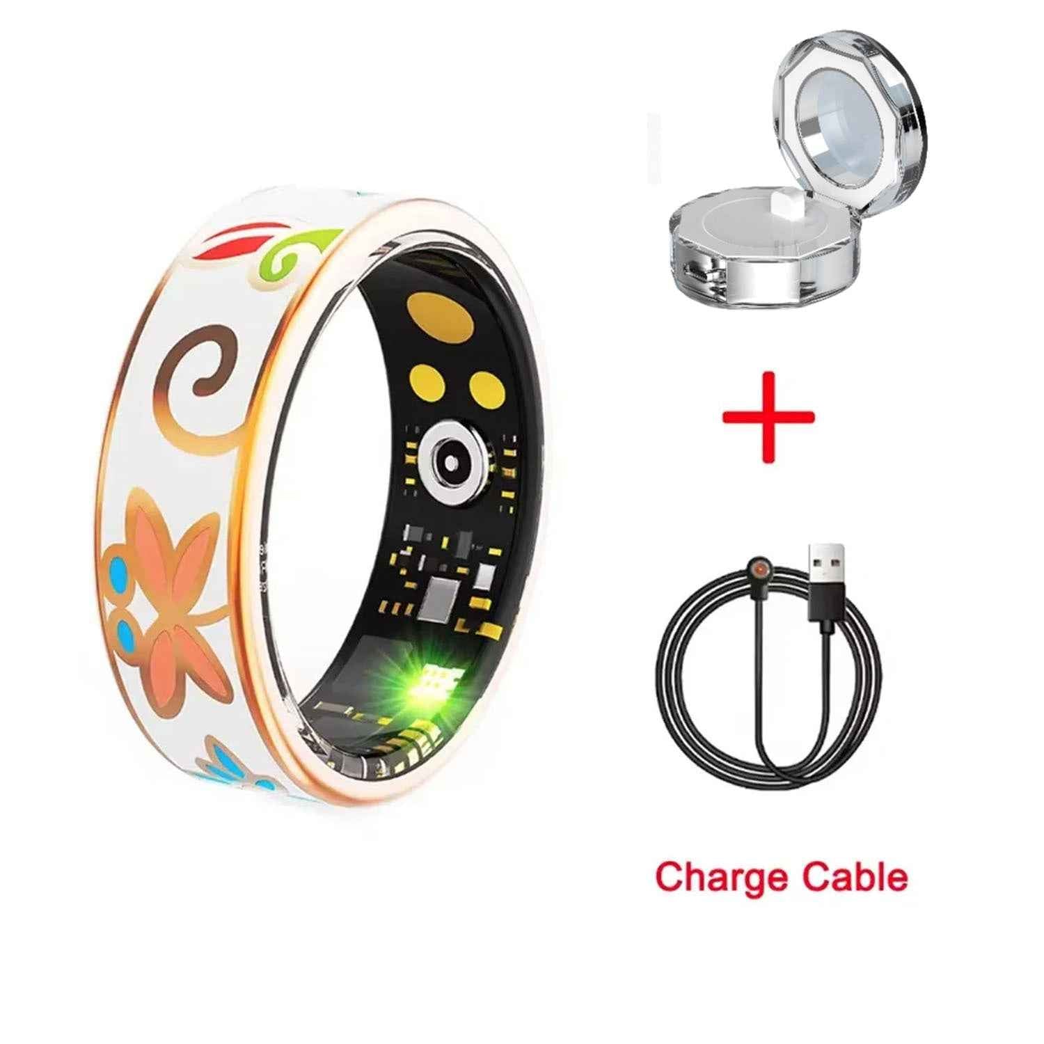 Smart Health Ring with Heart Rate Sleep Monitoring