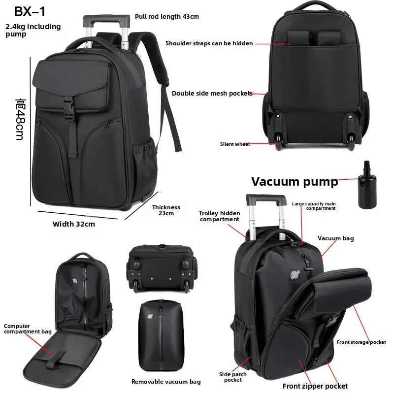 Simple Large Capacity Waterproof Laptop Backpack for Ultimate Protection and Organization - ZeeTec Store