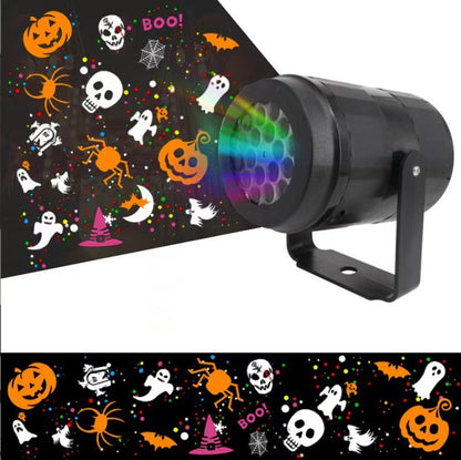 Christmas projection lamp Atmosperic Lighting Rotating Laser Effect 16 Patterns