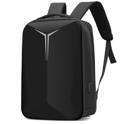 Hard Shell Laptop Backpack with Reflective Strips