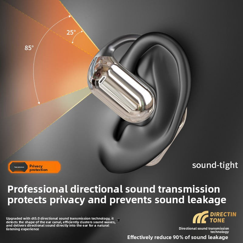Open-Ear Wireless Bluetooth Headphones with AI Translation Sports optimized