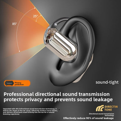 Open-Ear Wireless Bluetooth Headphones with AI Translation Sports optimized