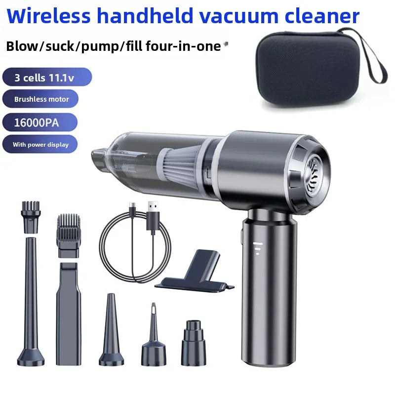 Wireless Car Vacuum Cleaner and Blower for Effortless Cleaning - ZeeTec Store