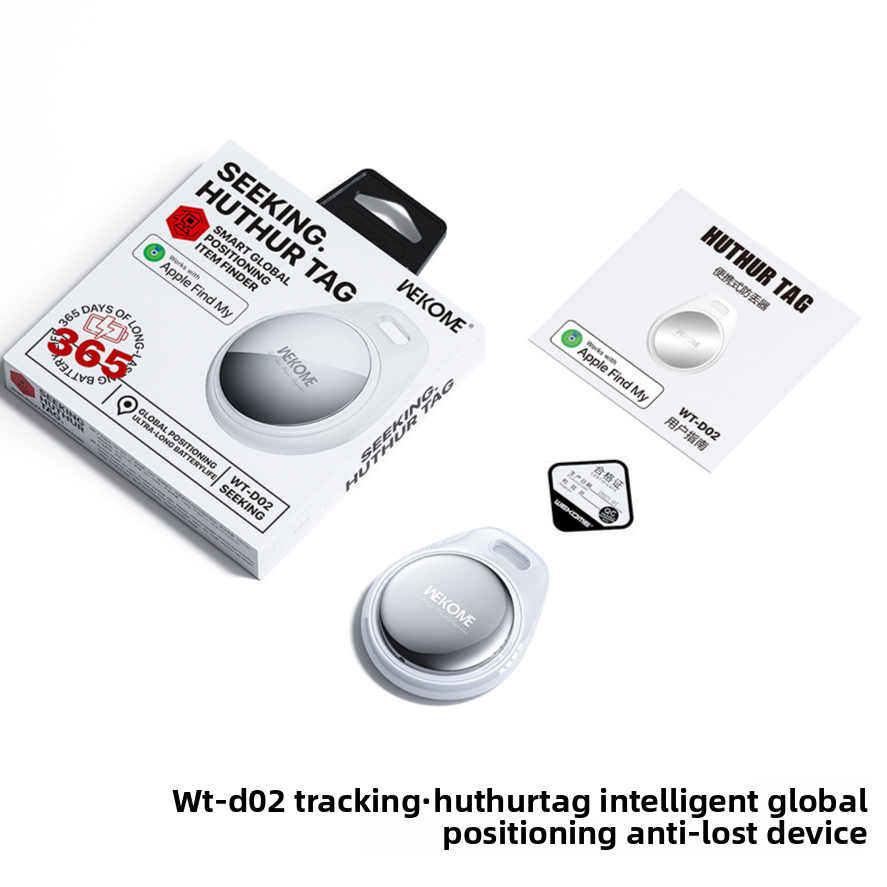 Compact Waterproof Smart Tracker for Apple Devices