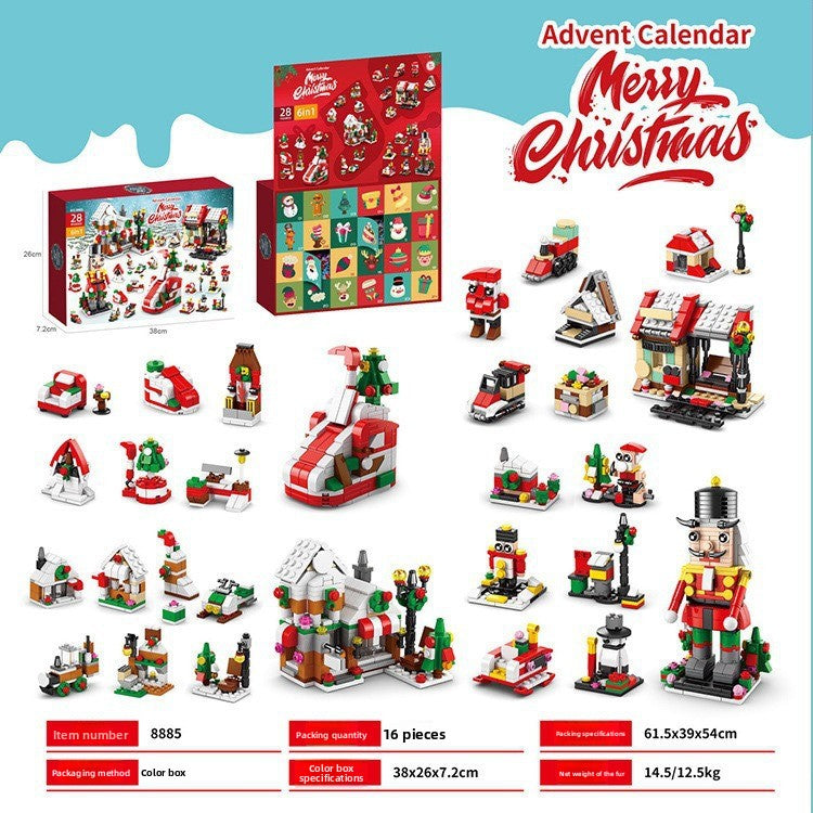 Christmas DIY Building Blocks Set Festive Gifts