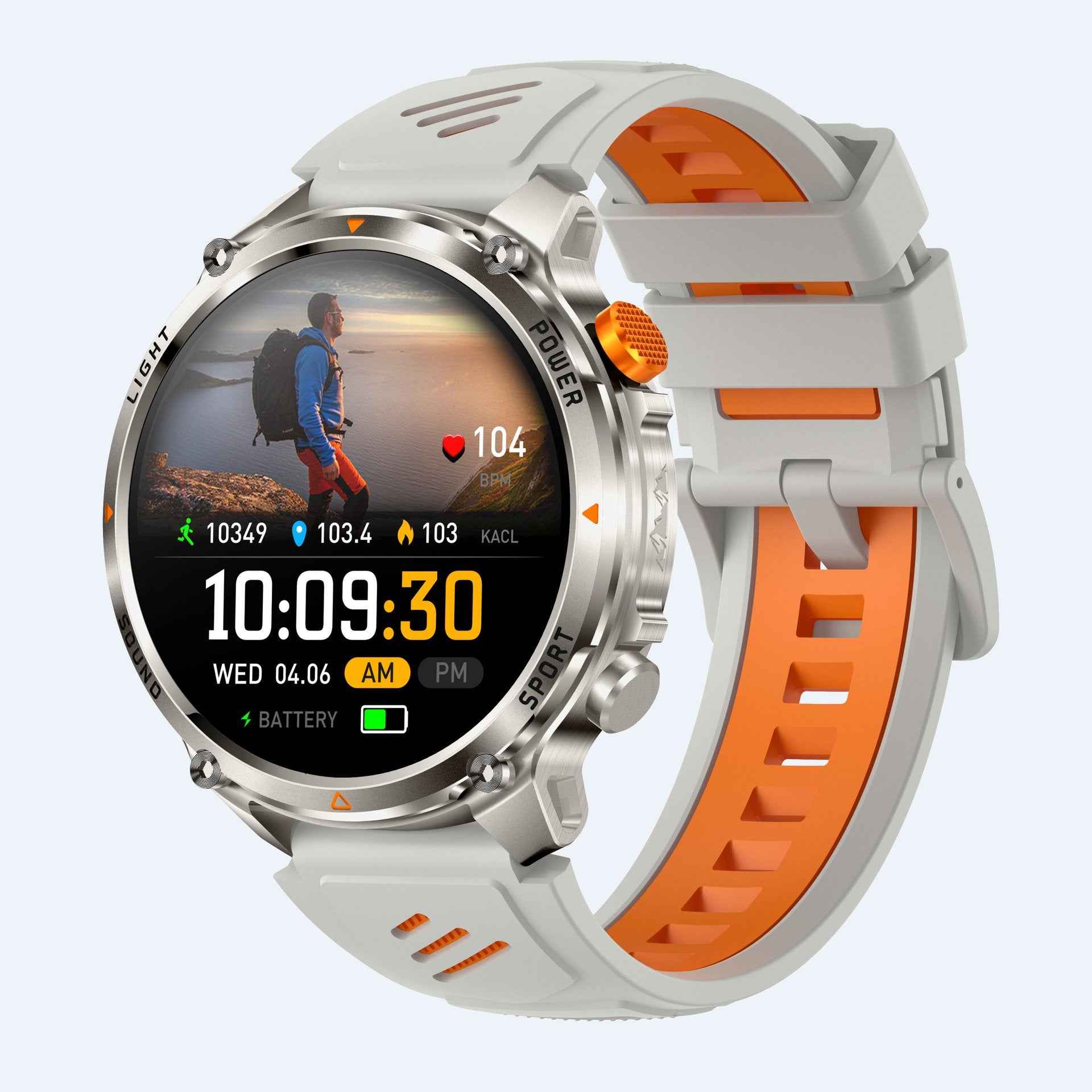 Smart Sports Watch with Heart Rate Monitoring and Bluetooth Call
