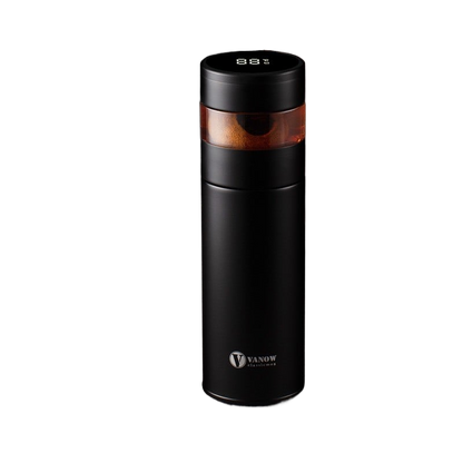 Smart Temperature Display Vacuum Insulated Cup with Tea Strainer