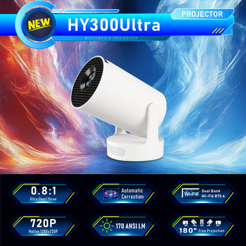 HY300Ultra HD Smart Portable Projector Smart Home Integration