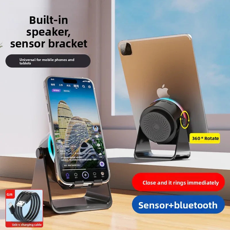 Multifunctional Bluetooth Speaker with Phone Holder for Ultimate Convenience - ZeeTec Store