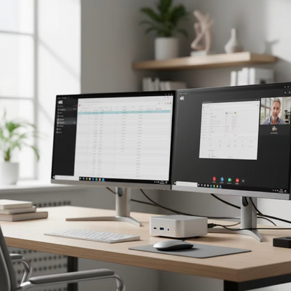 Custom Mini PC Multi-performance Tasking with Intel® i5-13420H, 4K/8K Display, 16GB RAM, 512GB SSD, 2.5G LAN & Ultra-Fast USB 3.2