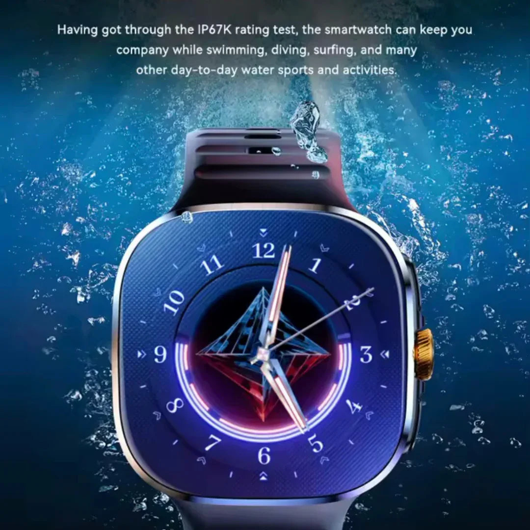 2.4” AMOLED Smartwatch with SIM; Camera & Play Store Apps — Your Phone on Your Wrist - ZeeTec Store