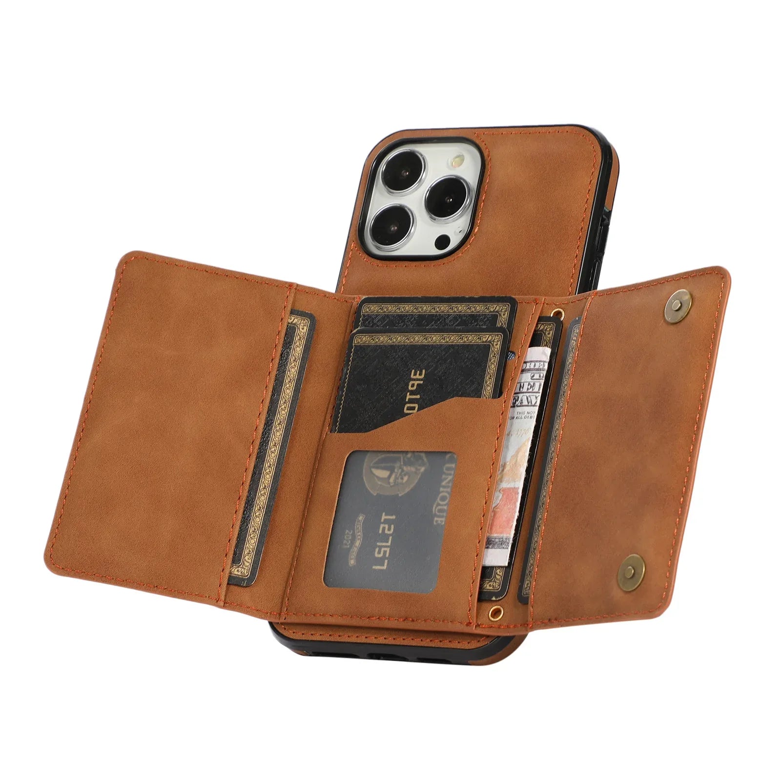 Wallet Style Leather Phone Case - ZeeTec Store