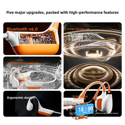 Open-Ear Air Conduction Bluetooth Headphones Stereo Sound
