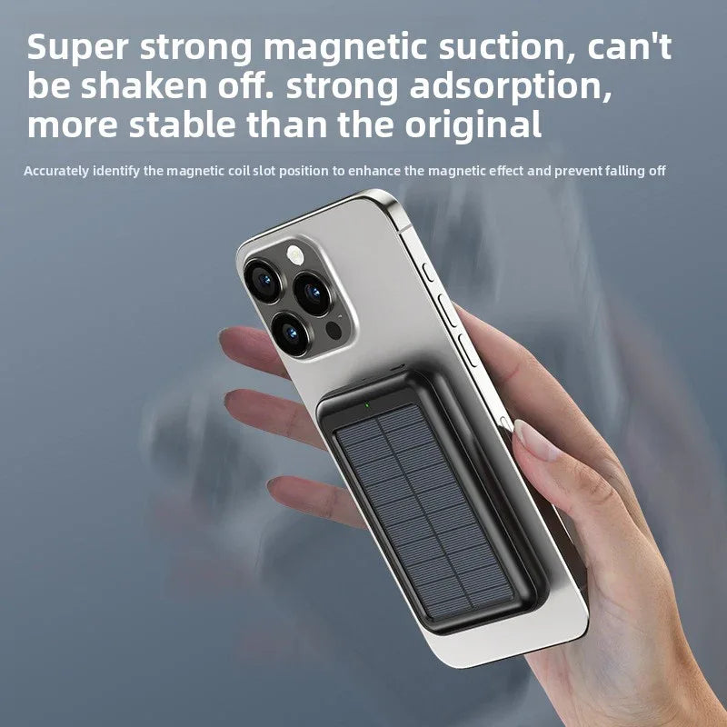 Magsafe Solar Power Bank Charger for Eco-Friendly Charging Solutions - ZeeTec Store
