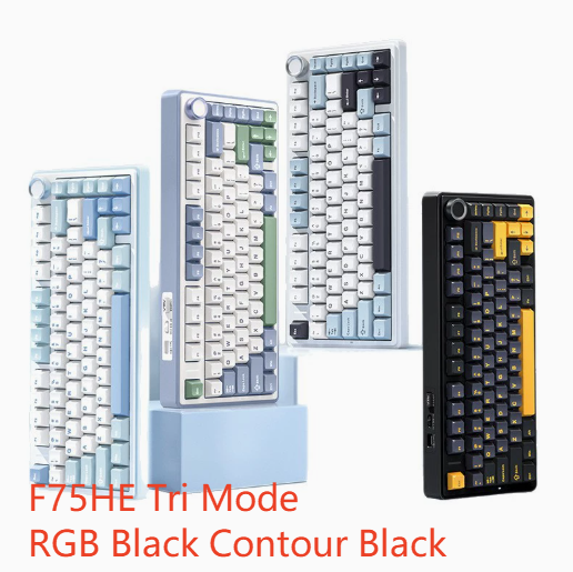 Aula F75 Custom Mechanical Keyboard Gasket Structure Hot-Swappable RGB Backlight