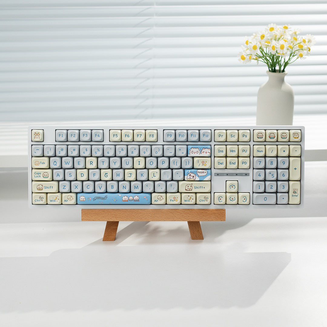 Mechanical Keyboard Tri-mode wired, wireless, and Bluetooth silent