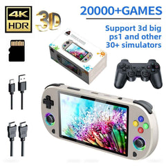 Portable Retro Game Console with Dual Joystick Preloaded Games