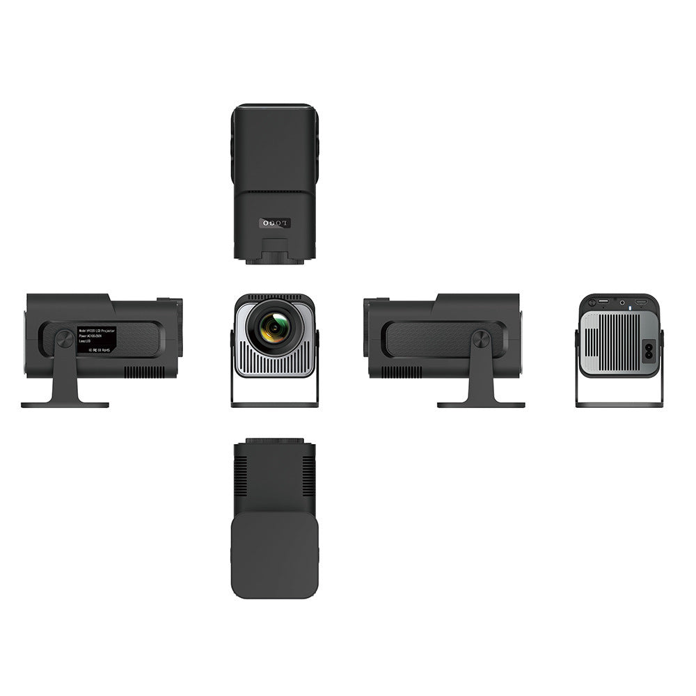 Portable Projector 1080P Native 4K Supported Android WiFi Bluetooth Short Throw Home Cinema, ideal for smaller rooms