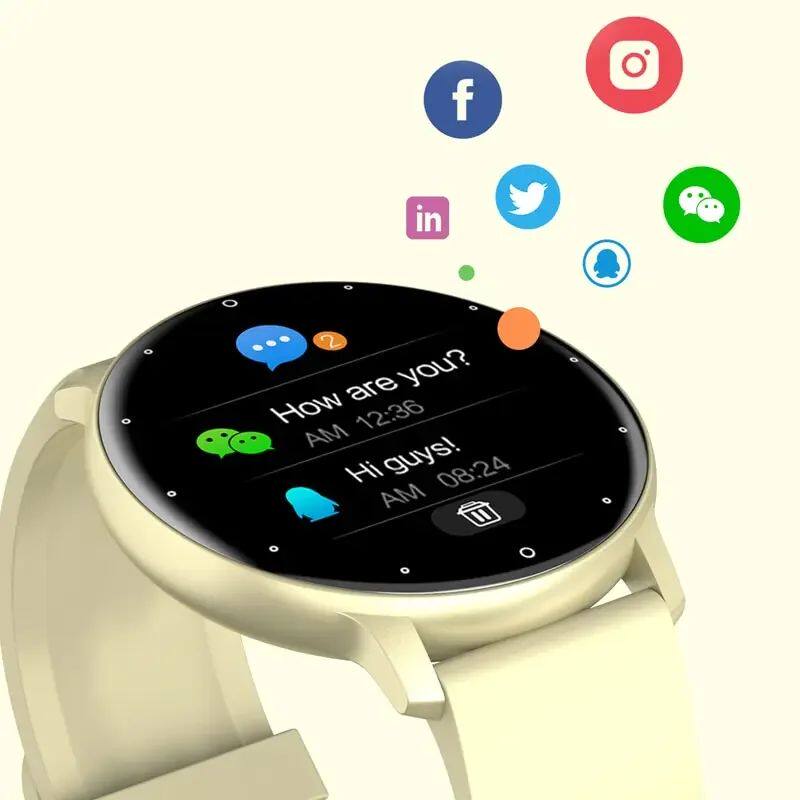 Smart Watch,1.28-inch HD color touch screen 240*240,Calls|built-in microphone|speaker|Customizable Dial|Smart Notifications|step counting|distance|calorie|heart rate|blood oxygen|blood pressure,Up to 7 days battery