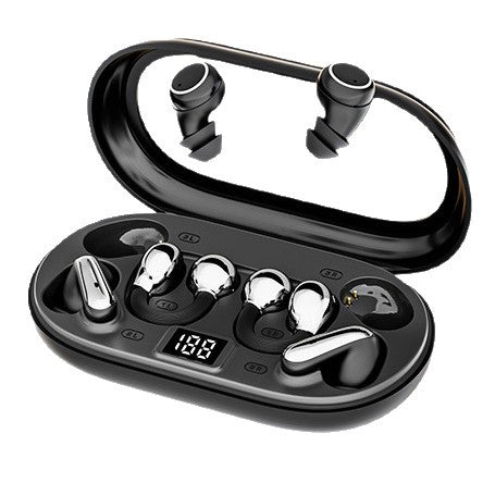 Tri-Functional Bluetooth Earbuds PowerBank with Transparent Charging Case
