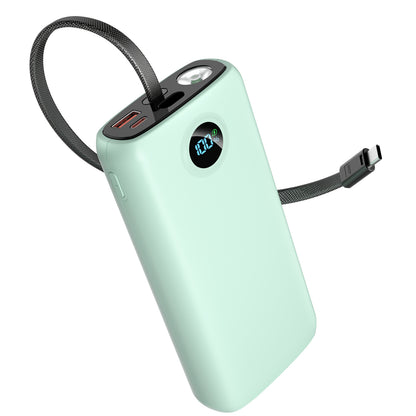 45W Laptop Power Bank with Built-in Cable