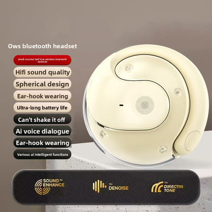 AI intelligent translation Bluetooth headphones, AI Smart Translation, Bilateral Stereo, Ultra-Long Battery Life, Comfortable Fit, Ultra low latency