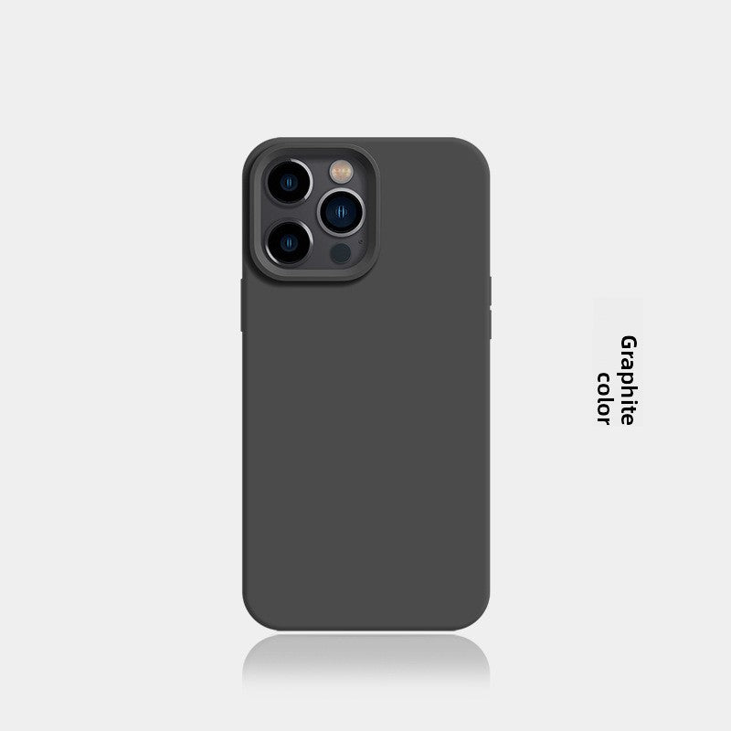 New Liquid Silicone Solid-Color Phone Case Shockproof