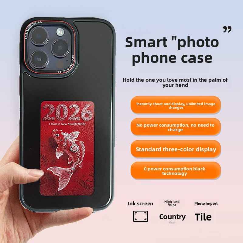 NFC E-Ink Screen iPhone Phone Case