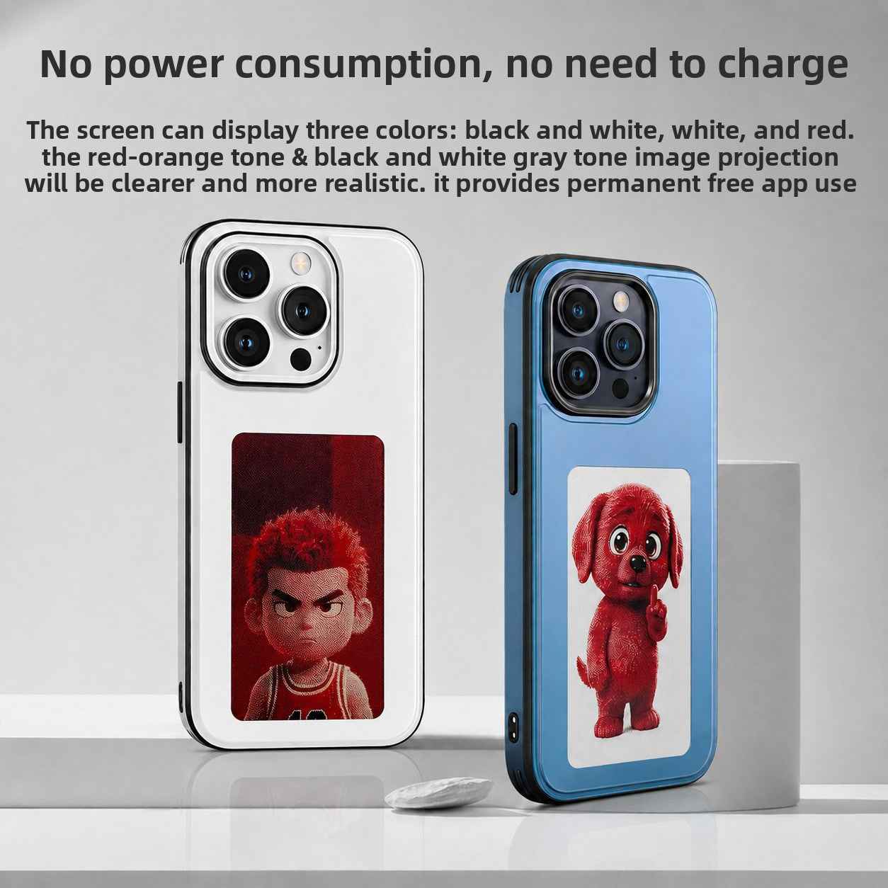 NFC E-Ink Screen iPhone Phone Case