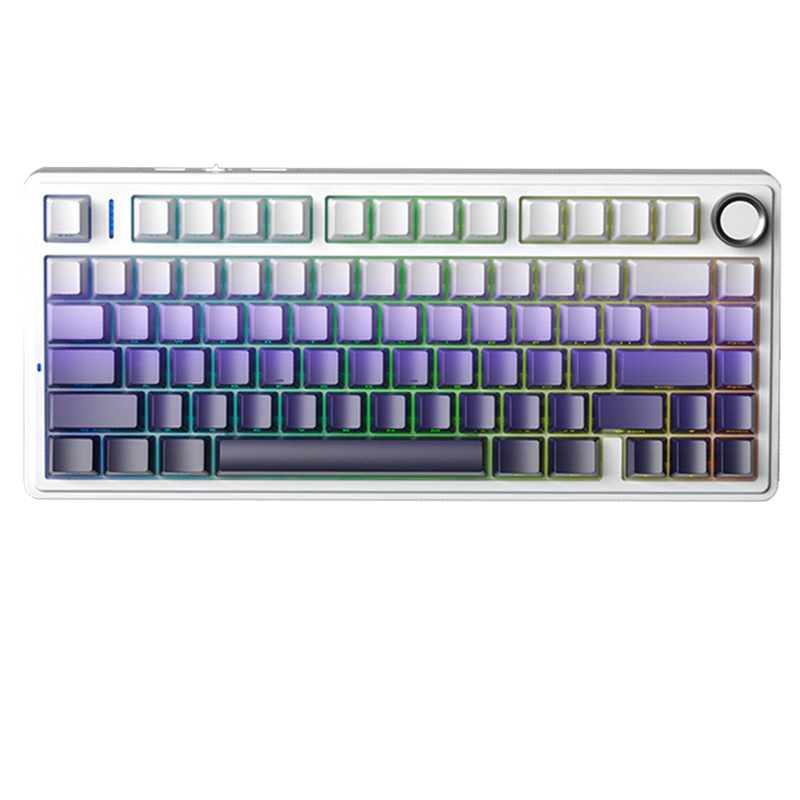 Aula F75 Custom Mechanical Keyboard Gasket Structure Hot-Swappable RGB Backlight