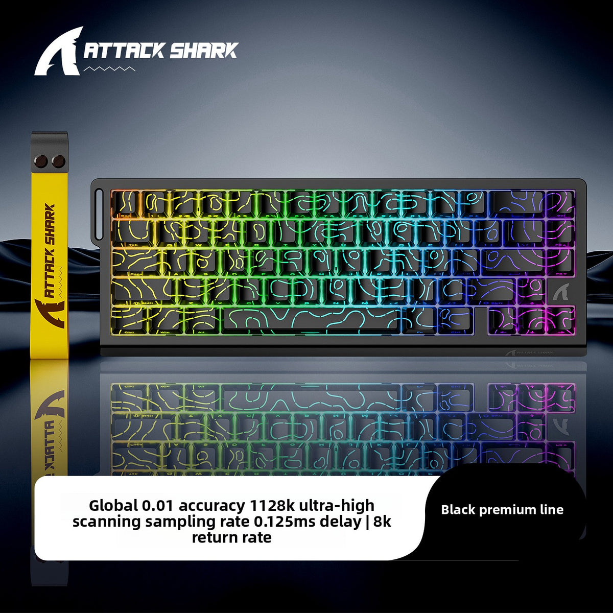 Attack Shark X68HE Pro Magnetic Axis RGB Gaming Mechanical Keyboard - ZeeTec Store