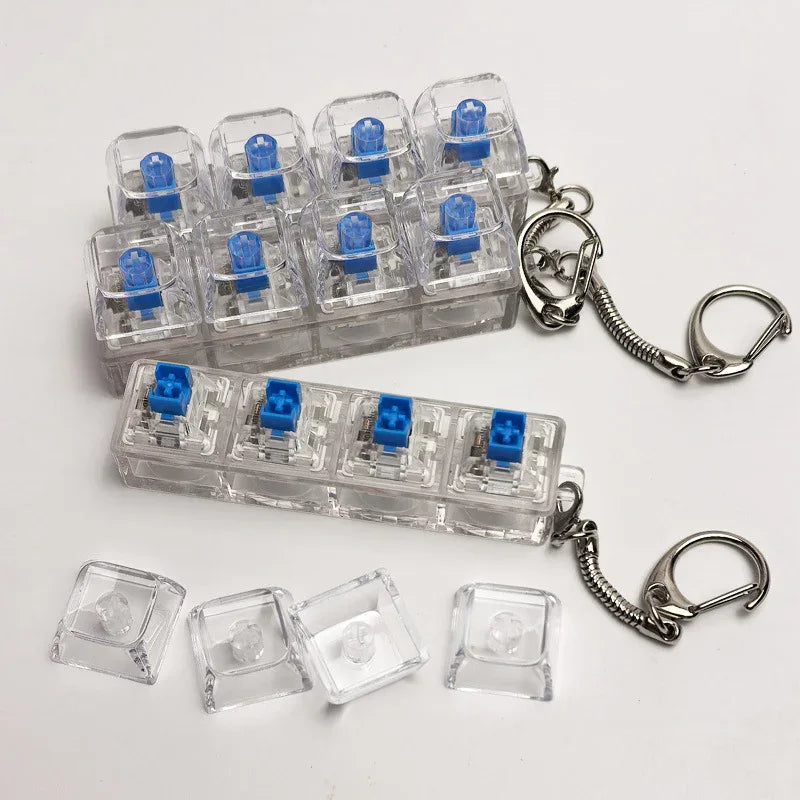 Keyboard Keychain Stress Relief Toy - Ultimate Keyboard Stress Relief Toy for Relaxation - ZeeTec Store