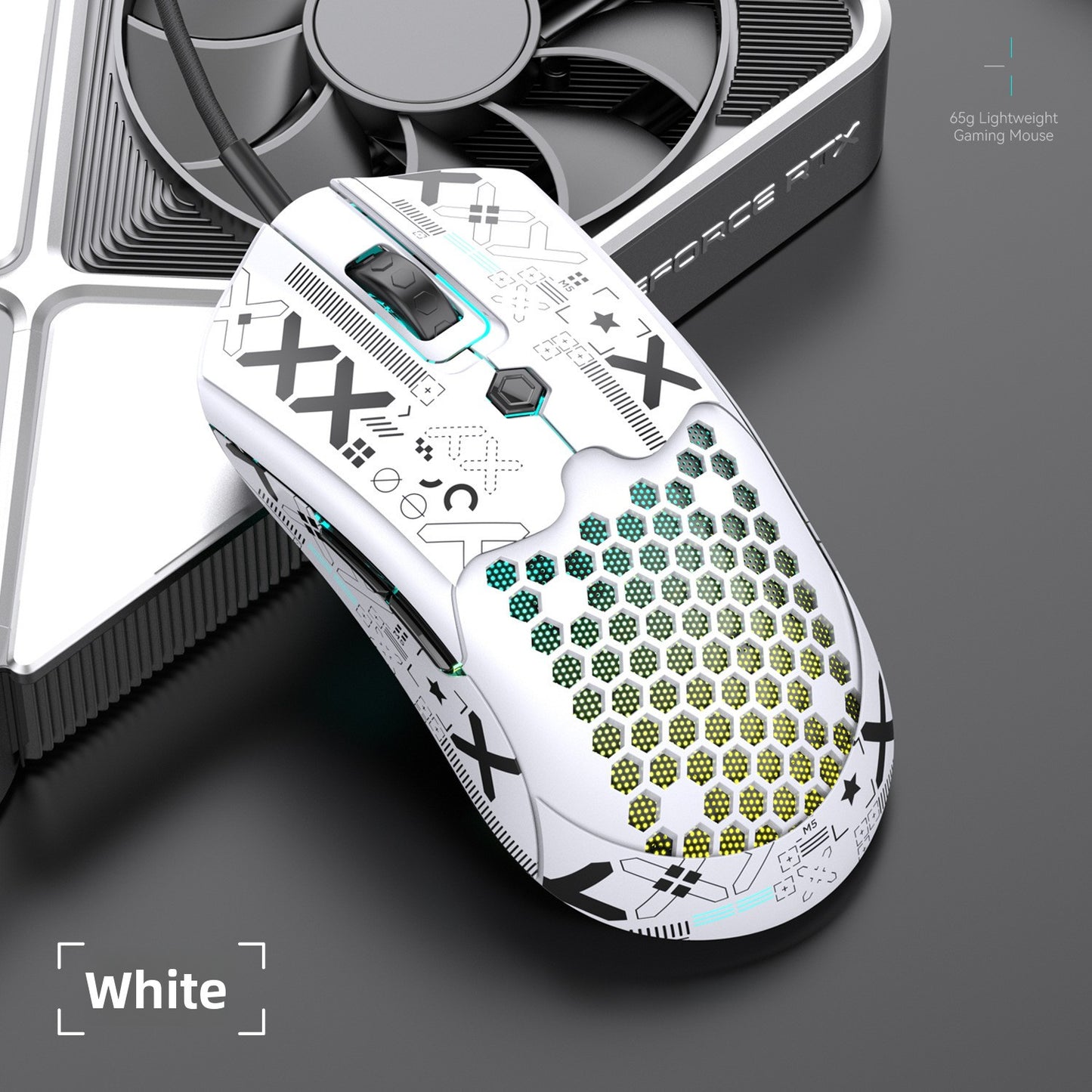 Free Wolf M5 Lightweight Wired RGB Gaming Mouse